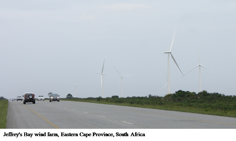 South African wind farm yield predictions match those from other established wind markets in Europe and North America