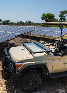 Solar power for a lodge in Malawi. https://greensafaris.com/sustainability